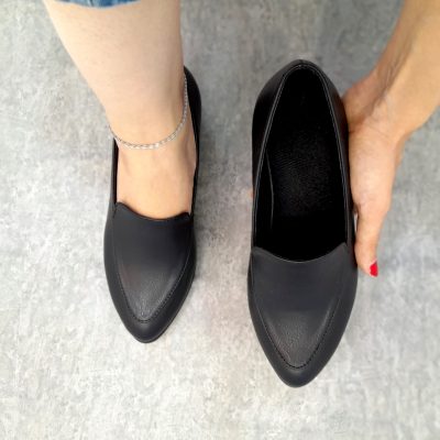 کفش طبی پاشنه دار زنانه مدل ساعتی (اداری)